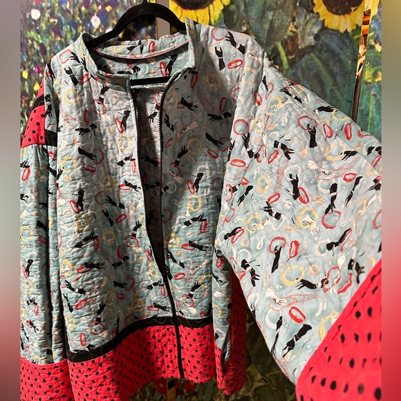 BEAUTY UPCYCLED Quilt Coat 1960 Barbie Glamour Inspired - Picture 7 of 11